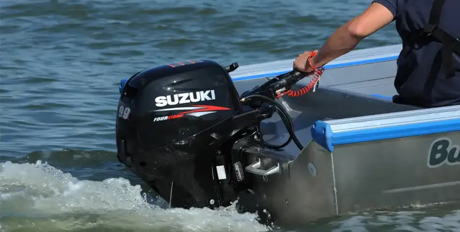 SUZUKİ MOTOR 9.9 HP KISA/UZUN ŞAFT İPLİ MANUEL DENİZ MOTORU