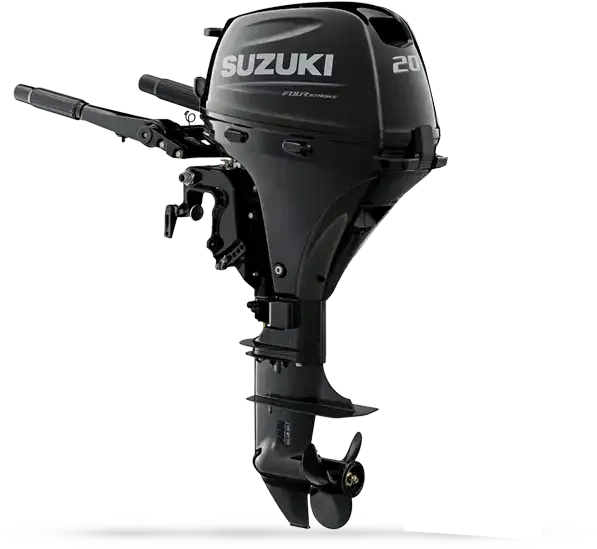 SUZUKİ MOTOR 20 HP UZUN ŞAFT﻿ MANUEL MARŞLI TRİMLİ DENİZ MOTORU
