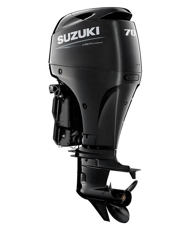 SUZUKİ MOTOR 70 HP UZUN ŞAFT﻿ NFB. DİREKSİYONLU MARŞLI TRİMLİ DENİZ MOTORU