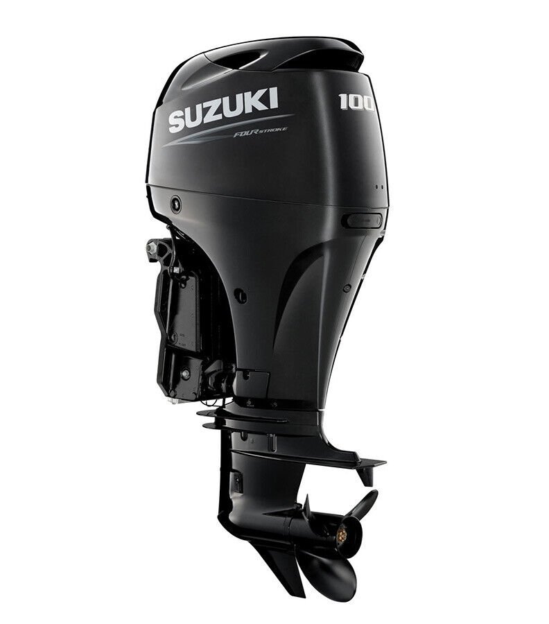 SUZUKİ MOTOR 100 HP UZUN ŞAFT﻿ NFB. DİREKSİYONLU MARŞLI TRİMLİ DENİZ MOTORU