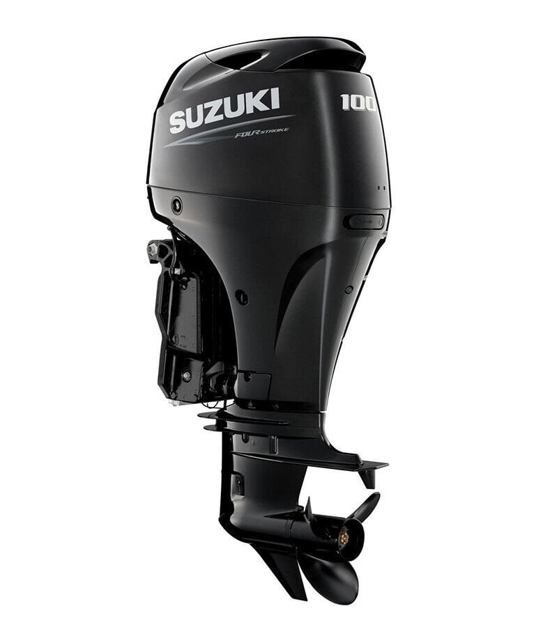 SUZUKİ MOTOR 100 HP UZUN ŞAFT﻿ NFB. DİREKSİYONLU MARŞLI TRİMLİ DENİZ MOTORU
