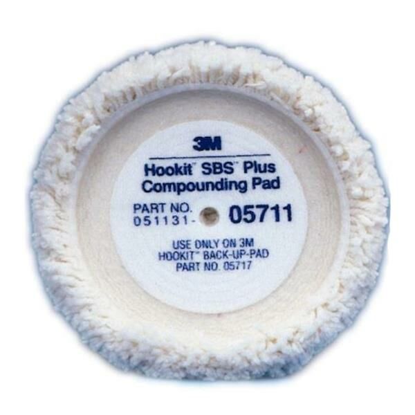 3M HOOKIT BEYAZ YÜN PASTA KEÇESİ 5711