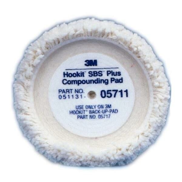 3M HOOKIT BEYAZ YÜN PASTA KEÇESİ 5711