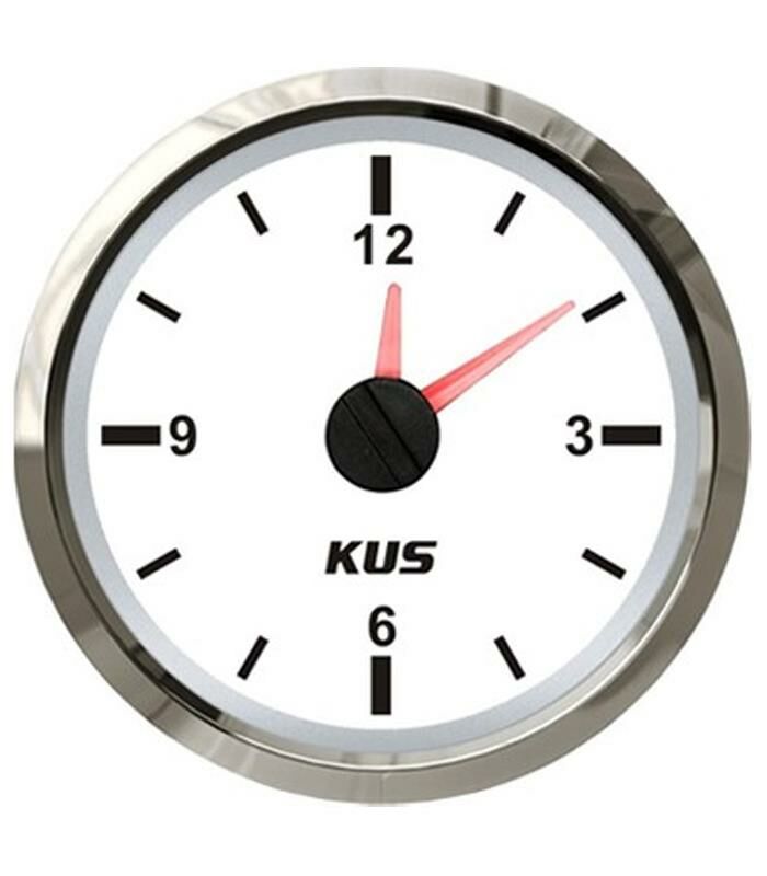 ZAMAN SAATİ ÇAP 52mm BEYAZ TEKNE YAT