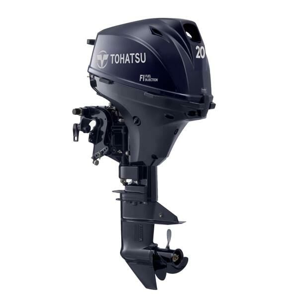 TOHATSU MOTOR 20HP KISA ŞAFT MARŞLI TRİMLİ DİREKSİYONLU MOTOR