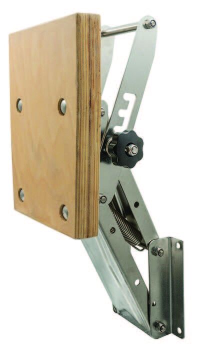 Motor Askı Braketi Krom Mafsallı Ahşap Bağlantılı 6-30 hp