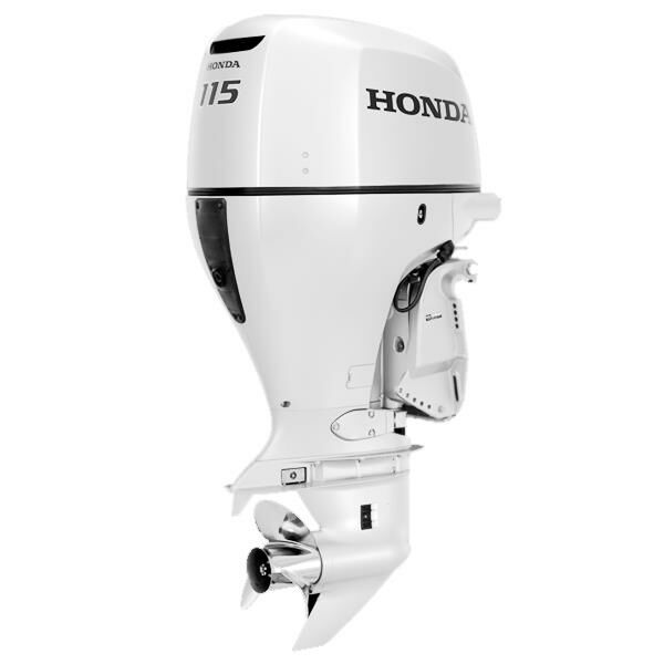 HONDA MOTOR 115HP EKSTRA UZUN ŞAFT MARŞLI TRİMLİ DİREKSİYONLU BEYAZ MOTOR