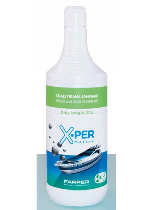 X-PER MARİNE BİXY BRİGHT 215 CİLA İÇEREN YIKAMA ŞAMPUANI 1 L