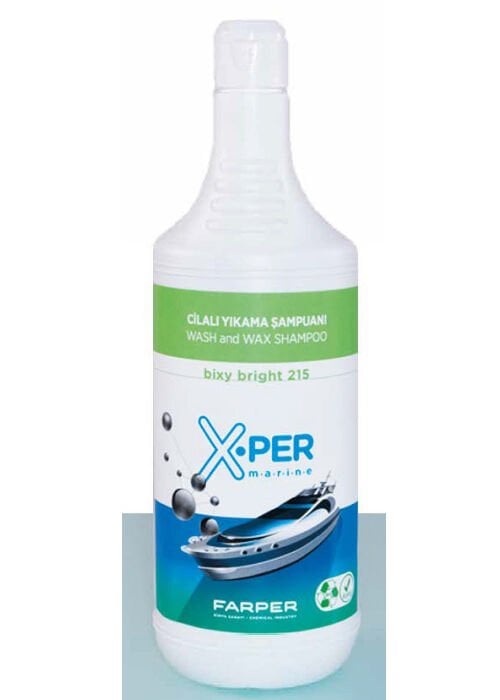 X-PER MARİNE BİXY BRİGHT 215 CİLA İÇEREN YIKAMA ŞAMPUANI 1 L
