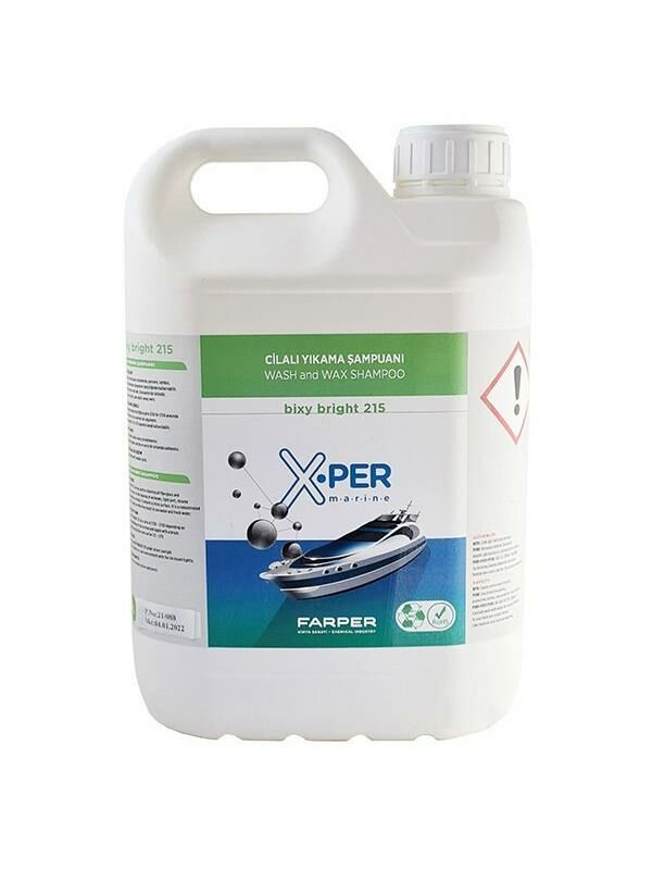 X-PER MARİNE BİXY BRİGHT 215 CİLA İÇEREN YIKAMA ŞAMPUANI 5 L