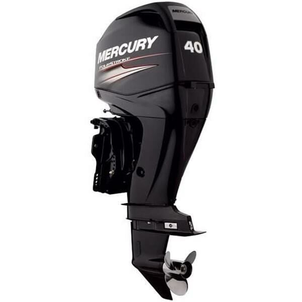 MERCURY MOTOR 40HP UZUN ŞAFT MARŞLI DİREKSİYONLU TRİMLİ MOTOR