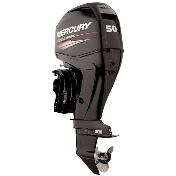 MERCURY MOTOR 50HP UZUN ŞAFT MARŞLI DİREKSİYONLU TRİMLİ MOTOR