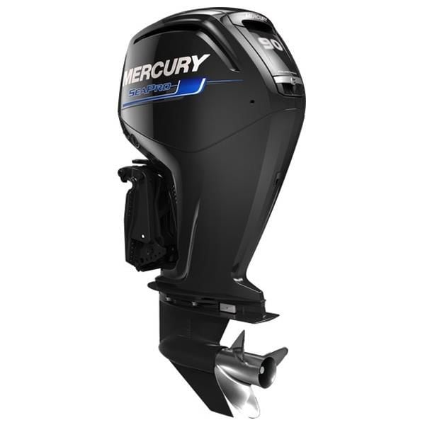 MERCURY MOTOR 90HP UZUN ŞAFT MARŞLI DİREKSİYONLU TRİMLİ BÜYÜK KUYRUK SEAPRO MOTOR