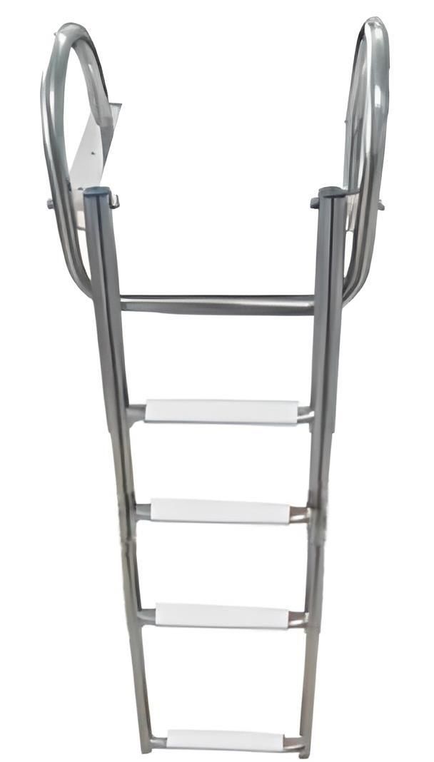TEKNE MERDİVENİ KATLANABİLİR TELESKOPİK MERDİVEN 4 KROM TUTAMAKLI 120 CM