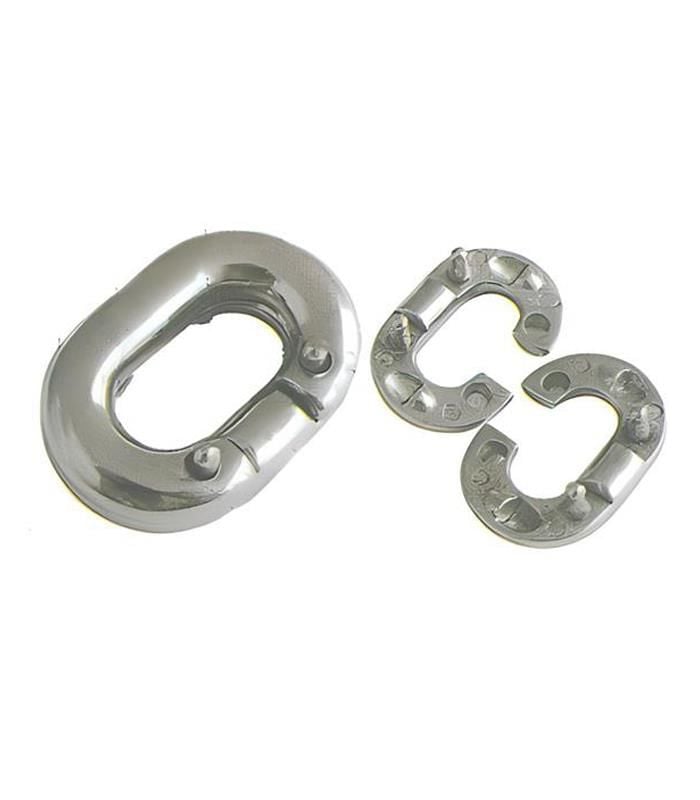 ZİNCİR EK BAKLASI KROM ÇAP 8MM TEKNE YAT