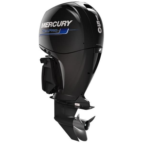 MERCURY MOTOR 150HP UZUN ŞAFT MARŞLI DİREKSİYONLU TRİMLİ SEAPRO MOTOR