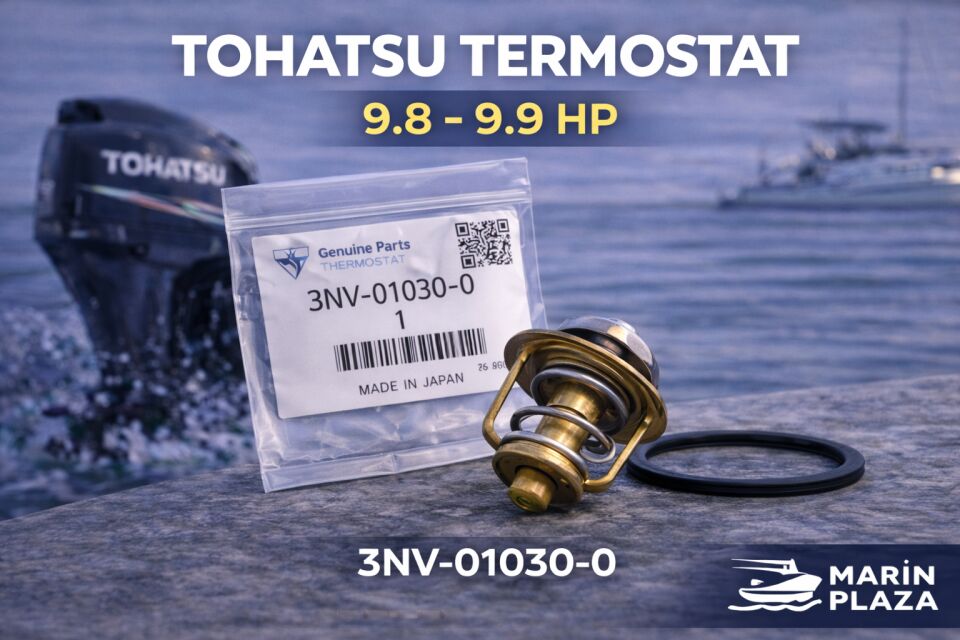 Tohatsu 3NV-01030-0 Termostat 9.8 HP / 9.9 HP Deniz Motoru