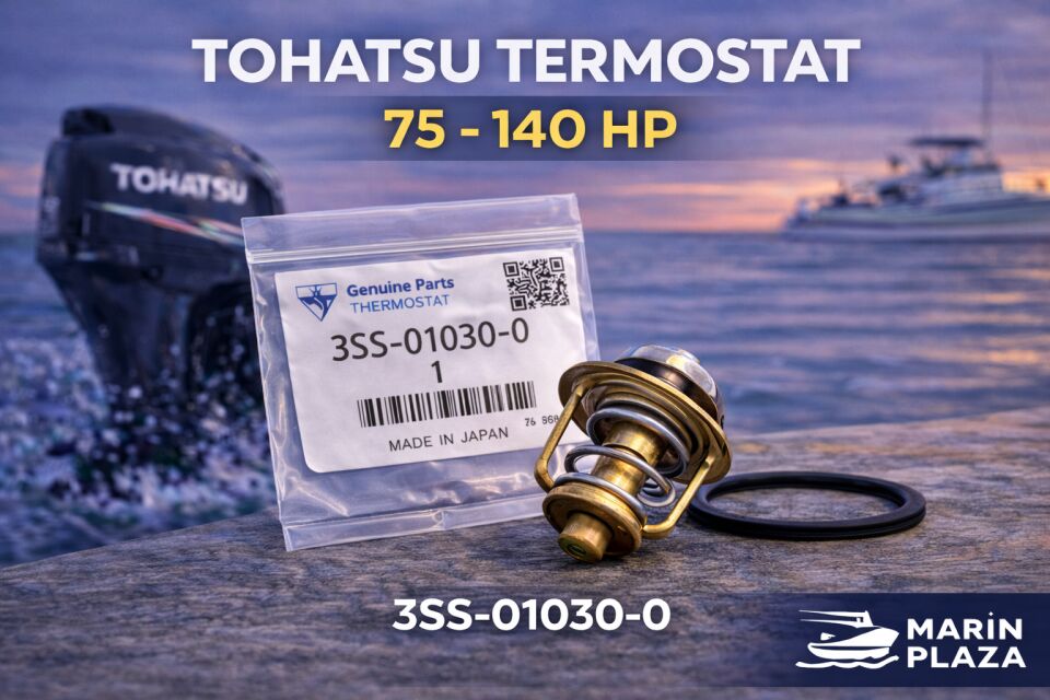 Tohatsu 3SS-01030-0 Termostat 75-140 HP Deniz Motoru