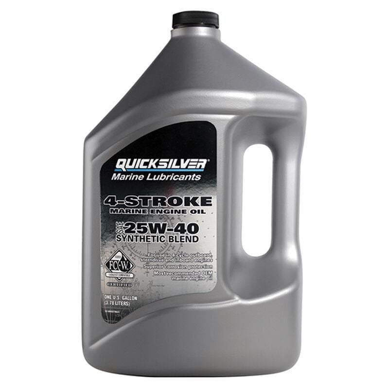Mercury Quicksilver 8M0086227 25W-40 Sentetik Karışımlı 4 Zamanlı Motor Yağı 4 Litre