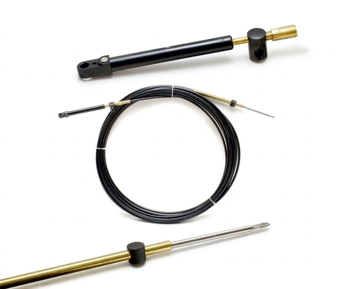 TELEFLEX MERCURY-MARINER GENII CC189 SERİSİ KUMANDA GAZ VİTES R/C TELLERİ 17 feet / 5.19 m