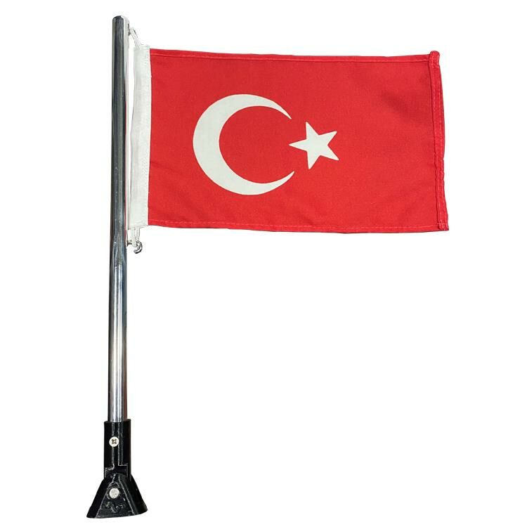 MARİN PLAZA KROM PASLANMAZ BOT BAYRAK DİREĞİ 45CM
