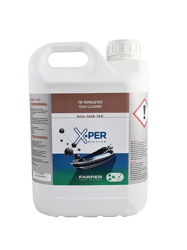 BIXY TEAK CLEANER 140 TİK TEMİZLEYİCİ 5 LT TEKNE VE YAT İÇİN