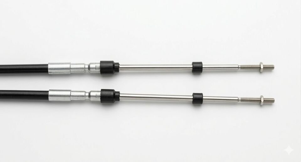 TELEFLEX TFXTREME YAMAHA-TOHATSU-HONDA-SUZUKİ CCX633 SERİSİ KUMANDA GAZ VİTES R/C TELLERİ 7 feet / 2.14 m