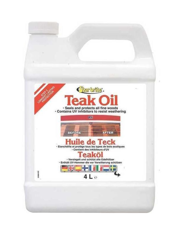 STARBRİTE TEAK OİL 4000ML TEAK YAĞI TEKNE, YAT VE KARAVAN