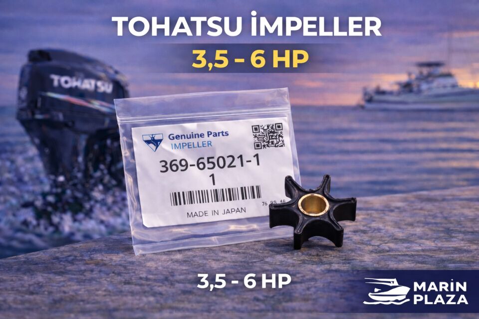 Tohatsu 369-65021-1 İmpeller 3,5 - 6 HP Deniz Motoru