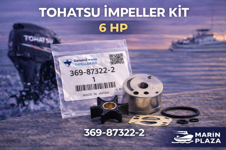 Tohatsu 369-87322-2 İmpeller Kit 6 HP Deniz Motoru