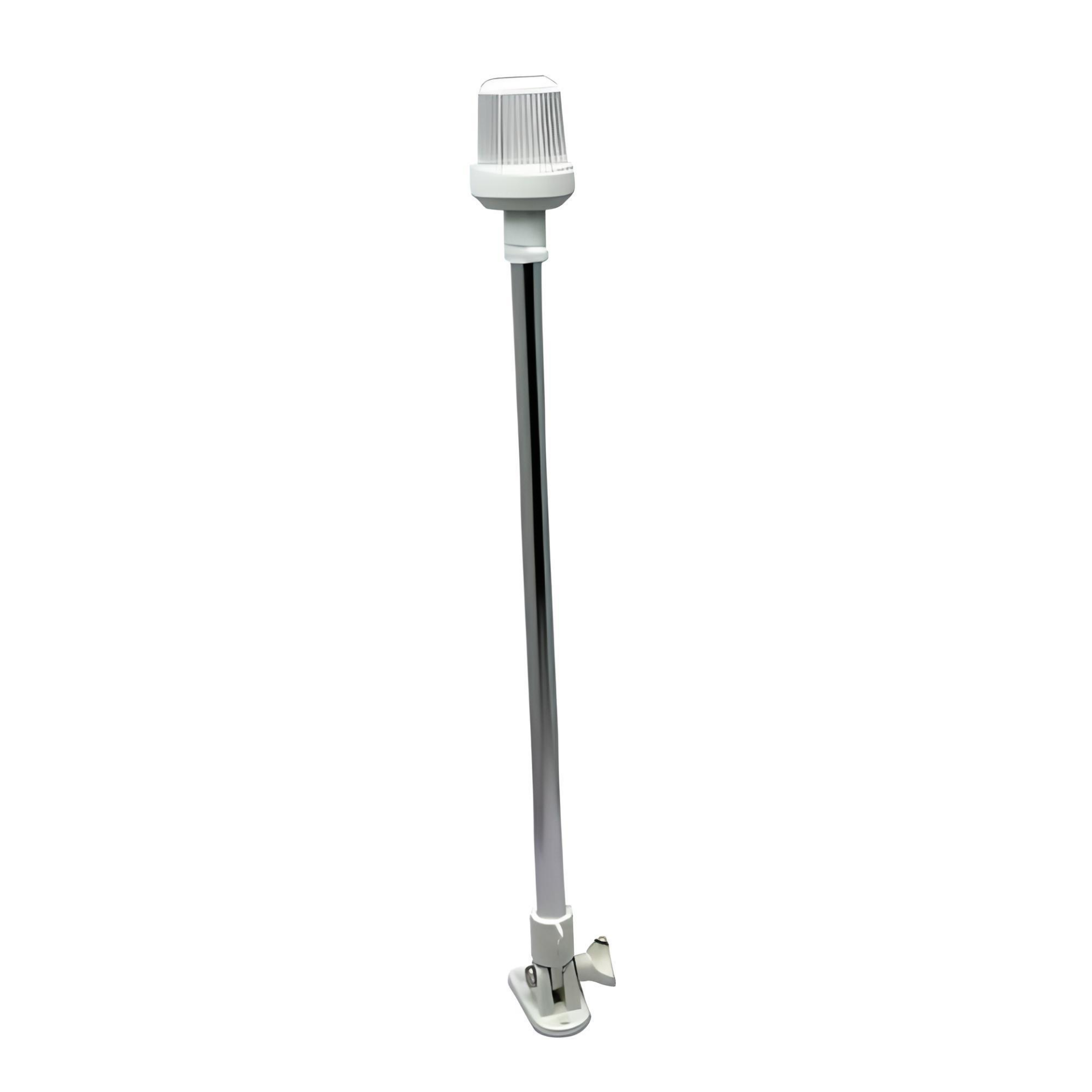 IŞIKLI DEMİR BAYRAK DİREĞİ KATLANIR BEYAZ 500mm