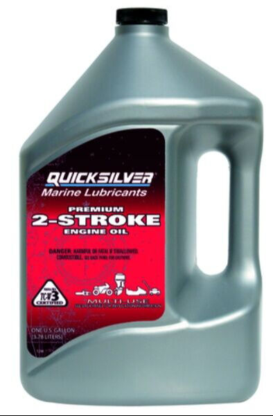 Mercury Quicksilver 92-858022Q01 Premium TC-W3 2 Zamanlı Motor Yağı 1 Gallon