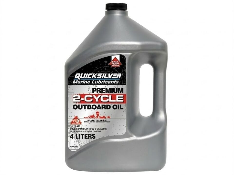 Quicksilver Premium TC-W3 2 Zamanlı Dıştan Takma Deniz Motor Yağı 4 Litre (92-858022Q01)