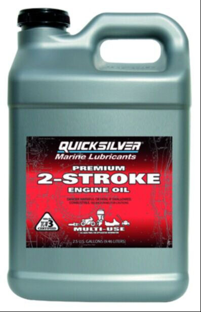 Mercury Quicksilver 92-858023Q01 Premium TC-W3 2 Zamanlı Motor Yağı 2.5 Gallon