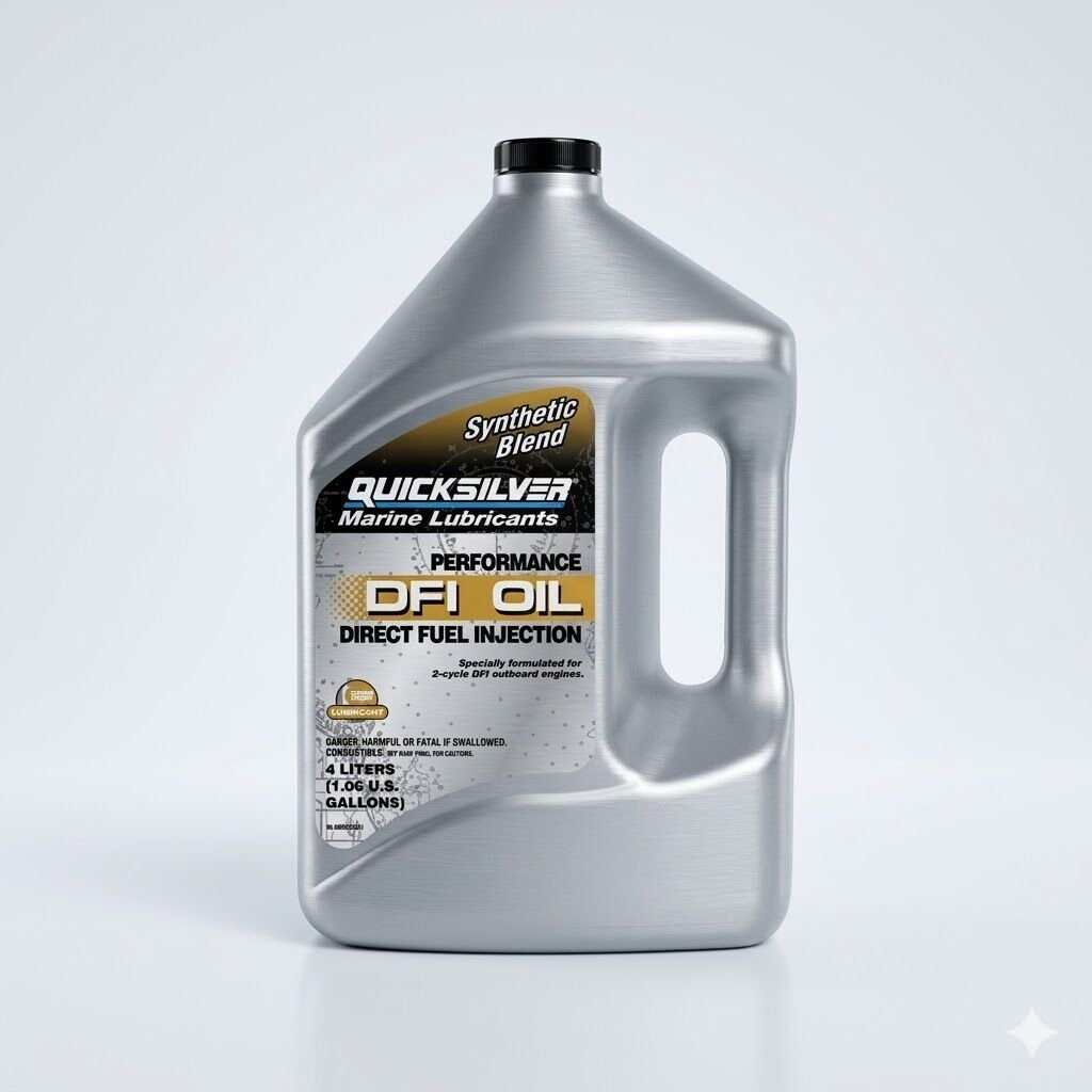 Quicksilver OptiMax / DFI 2 Zamanlı Dıştan Takma Motor Yağı 4 Litre (92-858037Q01)