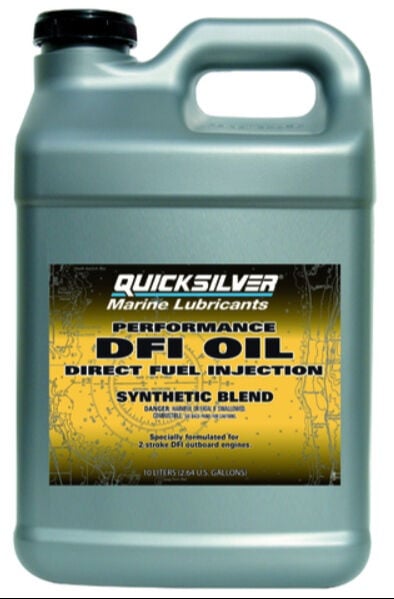 Mercury Quicksilver 92-858038Q01 Performance DFI 2 Zamanlı Sentetik Karışımlı Motor Yağı 9.46 L