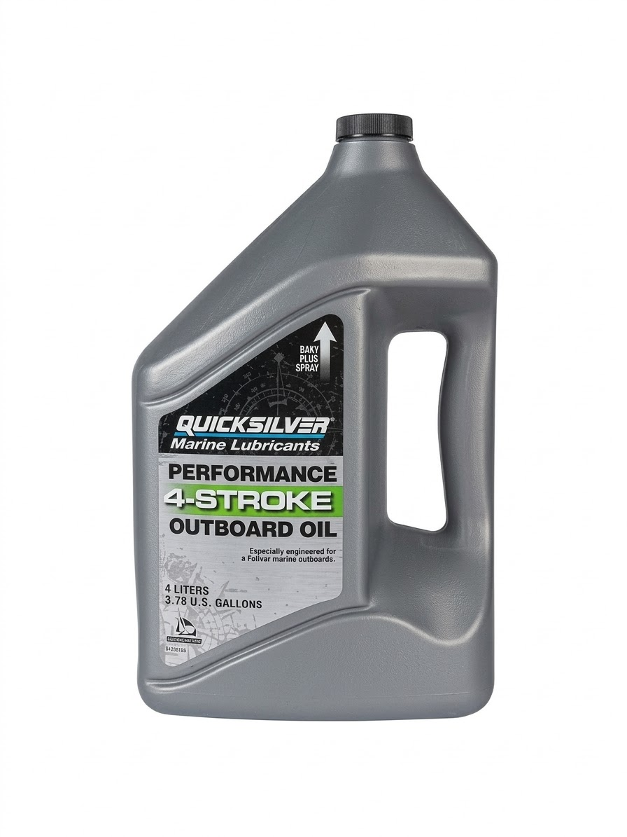 Quicksilver 4-Zamanlı 10W-30 Deniz Motoru Yağı 1 Galon (3.78L) (92-8M0086221)