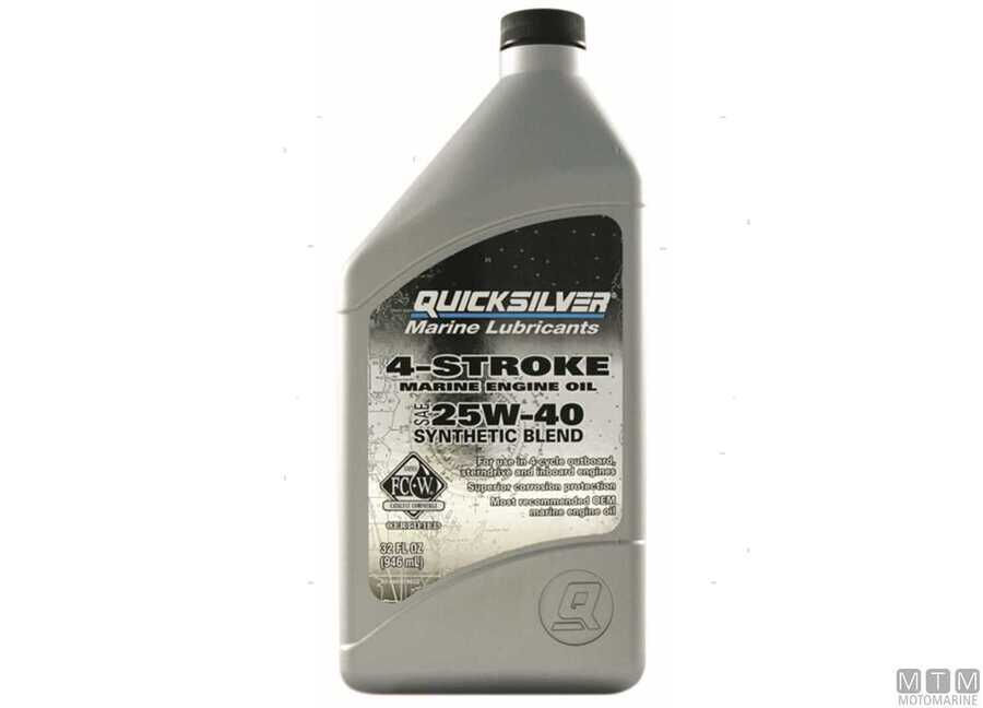 Mercury Quicksilver 8M0086226 25W-40 Sentetik Karışımlı 4 Zamanlı Motor Yağı 1 Litre
