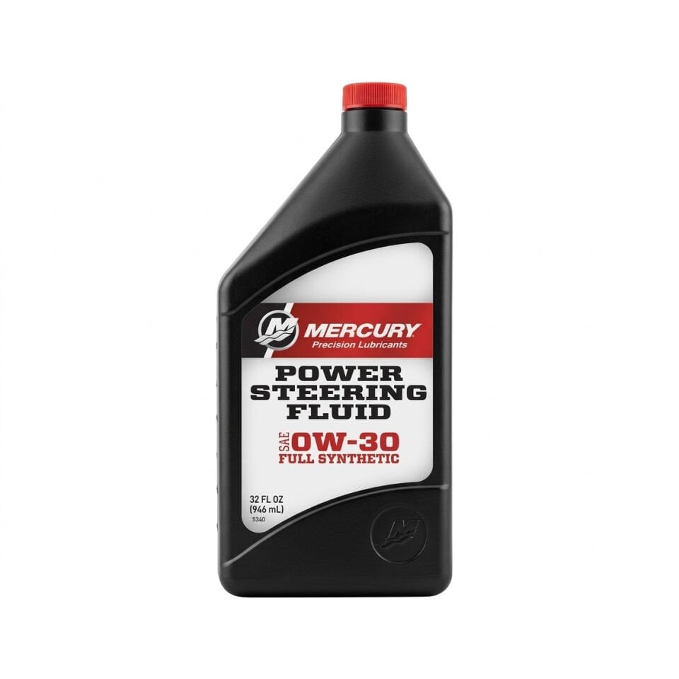 Mercury Quicksilver 8M0133951 SAE 0W-30 Tam Sentetik Power Steering Hidrolik Direksiyon Yağı 946 ml