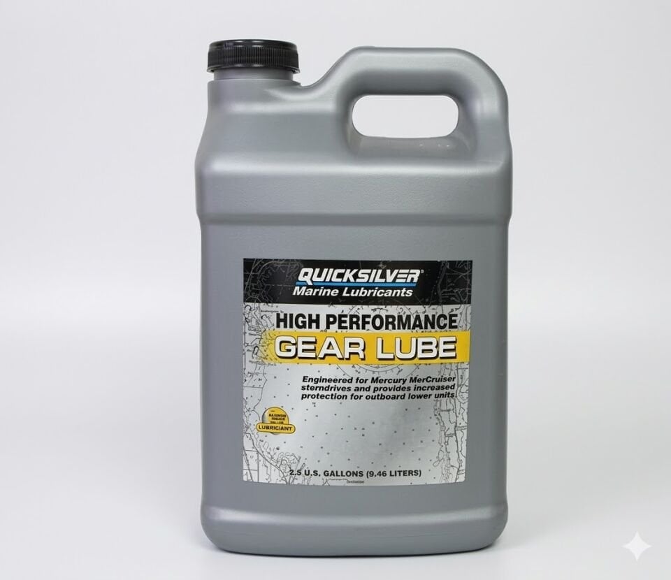 Mercury Quicksilver 858065Q01 High Performance Gear Lube SAE 90 Kuyruk Dişli Yağı 9,46 Litre