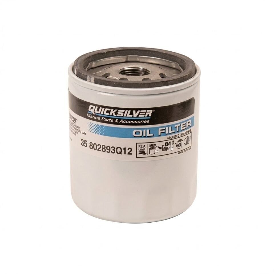 Mercury Quicksilver 35-802893Q12 Su Ayırıcı Yakıt Filtresi 25 Mikron