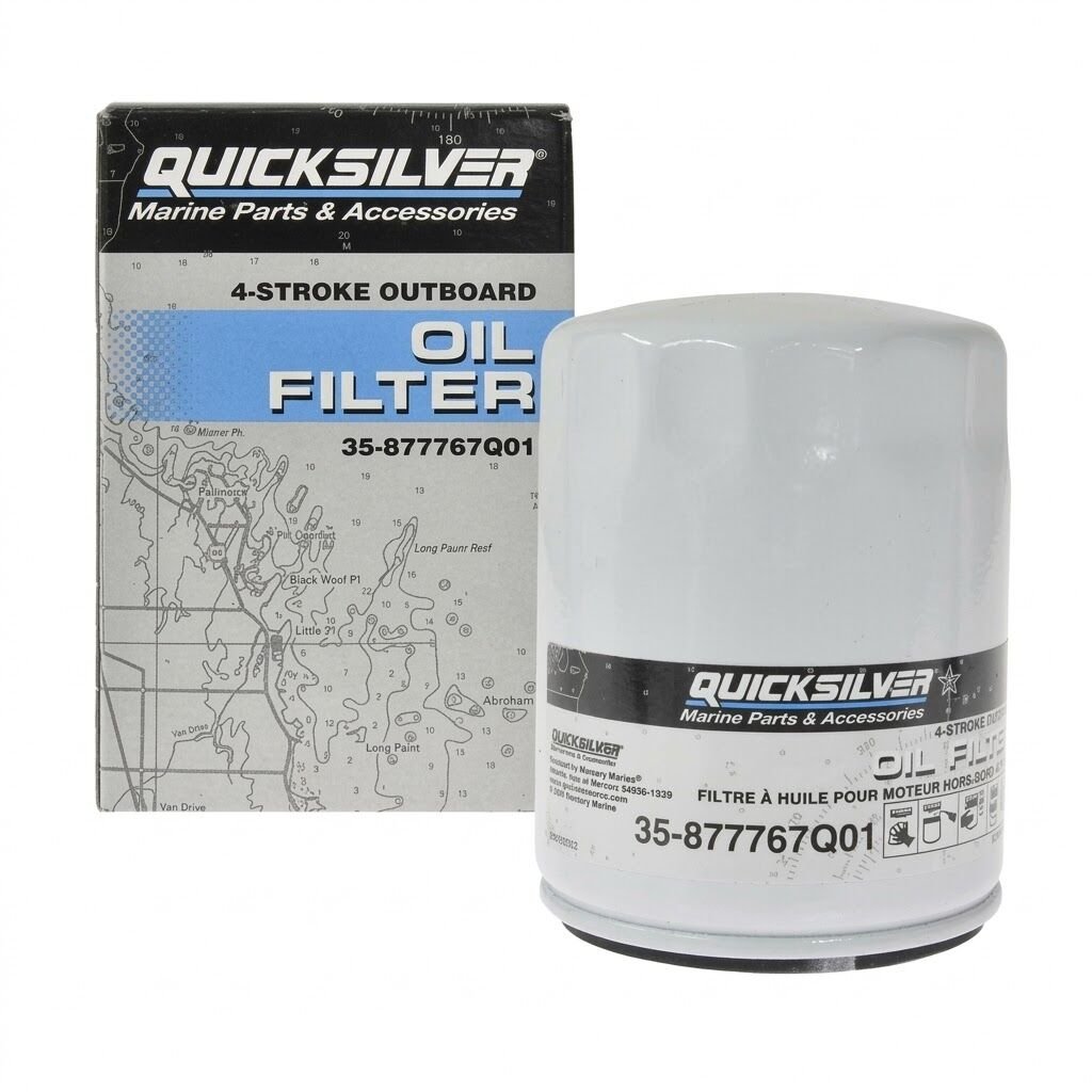 Quicksilver Mercury Verado 135-150-175-200 HP Uyumlu Orijinal Yağ Filtresi (35-877767Q01)