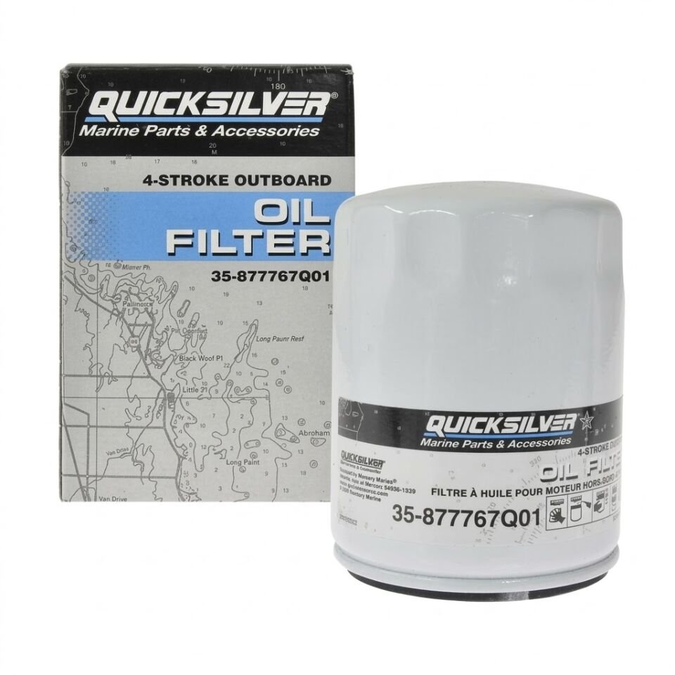 Quicksilver Mercury Verado 135-150-175-200 HP Uyumlu Orijinal Yağ Filtresi (35-877767Q01)