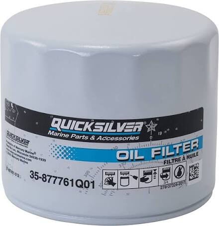 Mercury Quicksilver 35-877761Q01 Motor Yağ Filtresi 75-150 HP FourStroke