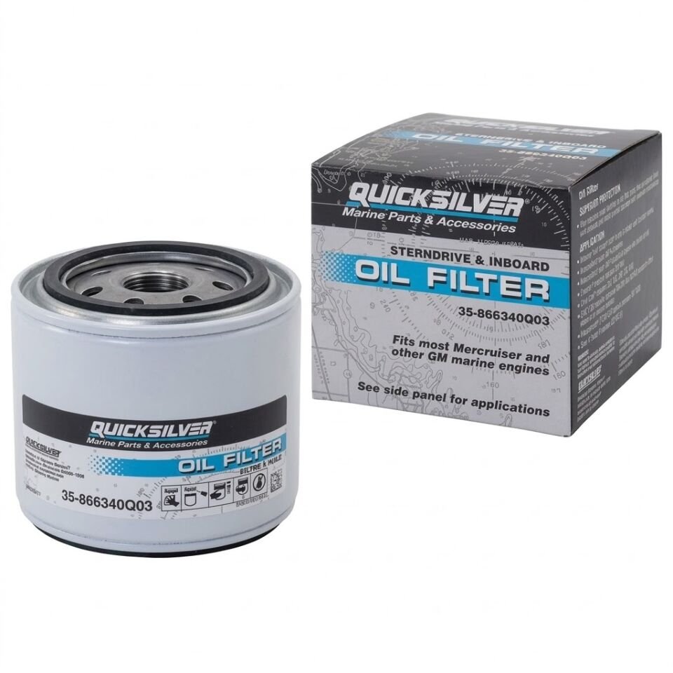 Quicksilver 35-866340Q03 MerCruiser 4.3 - 8.1L Mag Yağ Filtresi