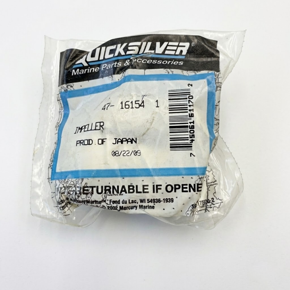 Quicksilver Mercury Mariner Impeller (47-16154 1) 25HP - 30HP 4-Stroke