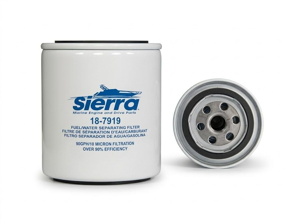 Sierra Mercury Su Ayırıcılı Cam Filtre Yedeği 18-7919