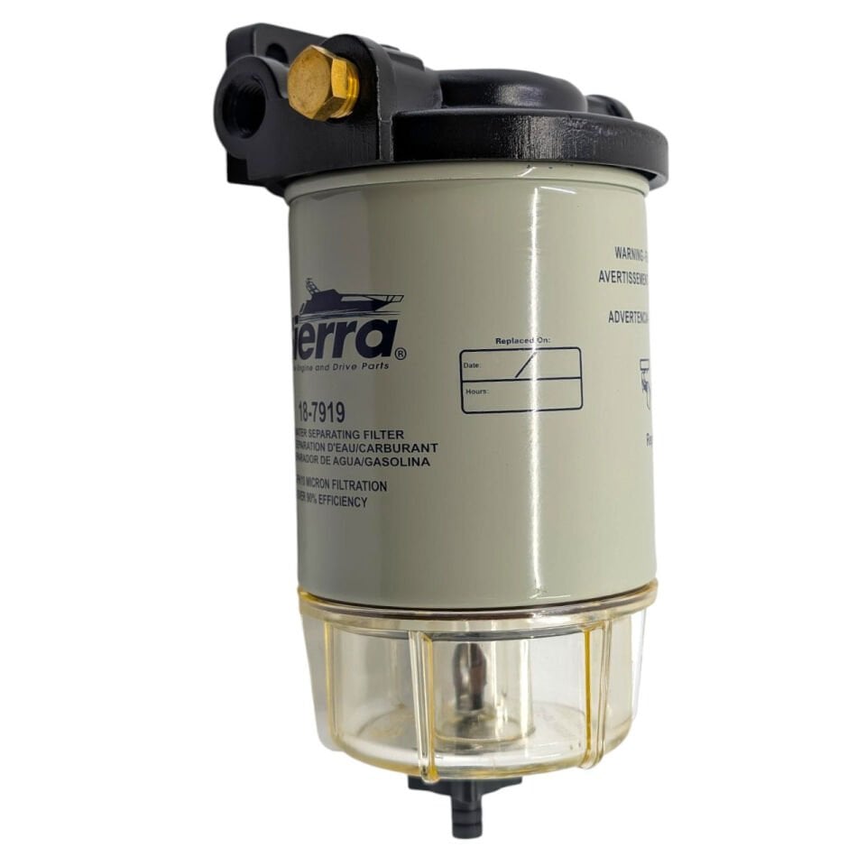 Sierra Marine Yakıt Filtresi ve Su Ayırıcı Seti - 10 Mikron Yüksek Verimlilik 18-7932