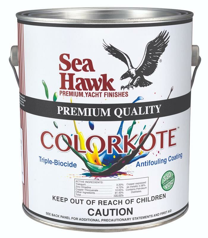 Sea Hawk ColorKote Yumuşak Zehirli Boya 3.785 LT Siyah