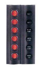 SWITCH PANEL 6 LI OTOM.SİGORTALI,led